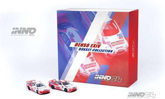 Set Machete Mașină Toyota Corona Exiv #38 & #39 Toyota Team Cerumo Jtcc 1995 Scara 1:64 Inno64