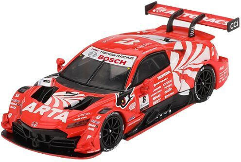 Machetă Mașină Honda Nsx-gt Type S Gt500 #8 Arta Mugen Nsx-gt 2023 Scara 1:64 Mini GT Mgt00786-bl