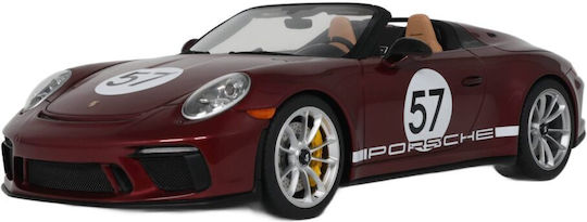Machetă Mașină Porsche 911 991.2 Speedster Heritage Edition Cherry Metalizat 2019 1:18 Gt Spirit Gt Gt929