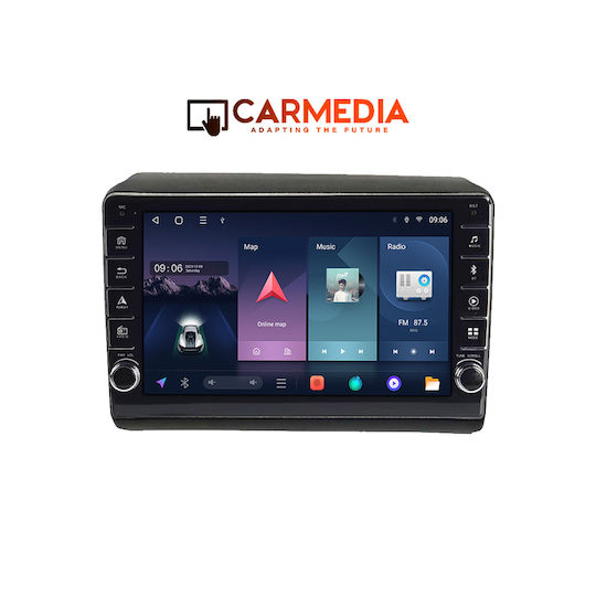 Carmedia Ηχοσύστημα Αυτοκινήτου για Peugeot Boxer Fiat Ducato Citroen Jumper 2006-2011 (Bluetooth/USB/WiFi/GPS/Apple-Carplay/Android-Auto) με Οθόνη Αφής 9"