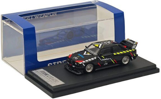 BMW Auto Modell E30 Monster Schwarz Maßstab 1:64 Street Weapon