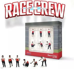 Set Figurine Set Figurine Race Crew 1:64 American Diorama Set Figurine Set Figurine Race Crew 1:64 American Diorama