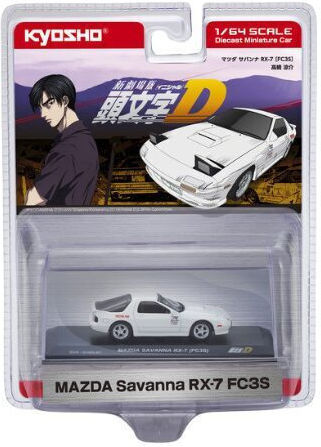 Macheta Auto Mazda Rx7 Savana Fc3s Initial D 1995 1:64 Kyosho 07057a3b