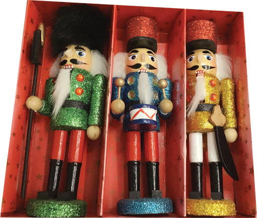 AGC Wooden Christmas Nutcracker 16cm