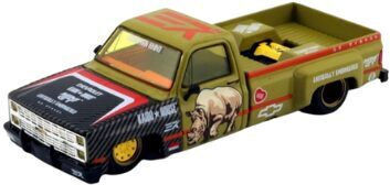 Machetă Auto Chevrolet Silverado Rinocer Sumatran 1980 Scara 1:64 Mini GT KHMG153