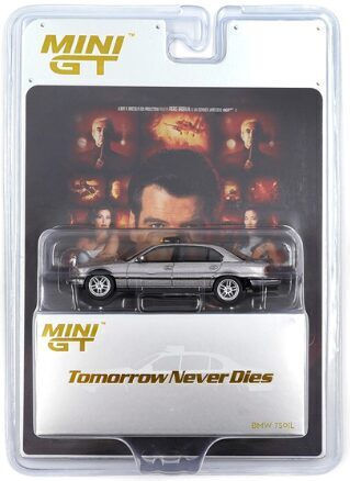 Macheta Auto Bmw 750 Il E39 Tomorrow Never Dies English Blister Packaging 1997 1:64 Mini Gt Mgt00902-007e