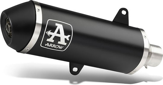 Arrow Exhaust Aluminium Dark Urban Carbon End Cap Kymco Xciting S 400i '21-'24 73522akn.alum Dark