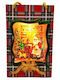 Christmas Decorative Gift Lighted with Santa Claus 15x23.5cm