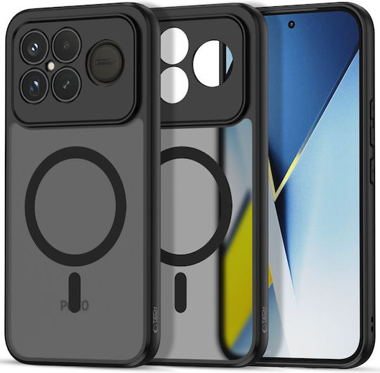 Tech-Protect Magmat Back Cover Silicone / Plastic Black (Poco F8 Ultra)