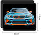 Mauspad Gummi 22x18cm Auto Bmw