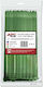 ATC Kabelbinder Kunststoff 100mmx2,5mm in Grün Farbe (100Stück) (20.007.0005)