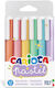 Carioca Highlighters 4.5mm Pastel colours 6pcs
