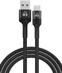 Câble Chargeur magnétique Hoco X52 USB Vers Type-C Noir