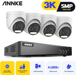 Annke Σύστημα Παρακολούθησης DW81KD 4 Καμερών CCTV 5MP Annke Σύστημα Παρακολούθησης DW81KD 4 Καμερών CCTV 5MP
