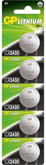 Genius Pack Batterien Lithium für Uhren CR2430 3V 5Stück
