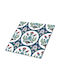 Vinyl Tile Stickers Decorative Design Turkish Tulips 9x30x30 Cm
