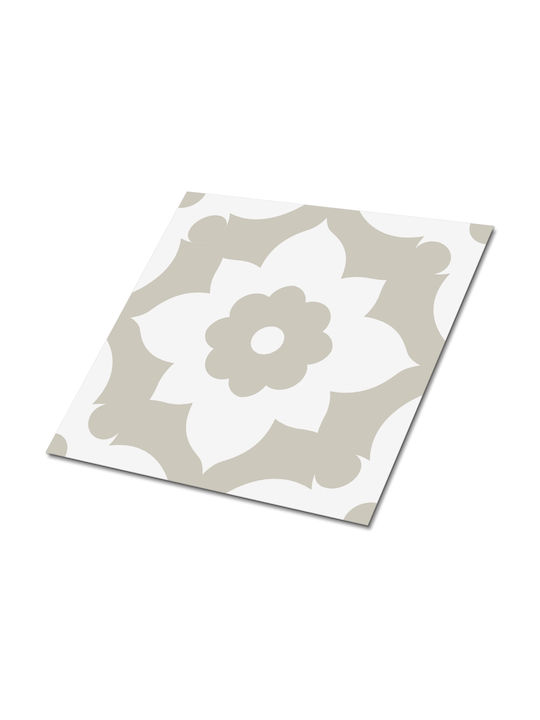 Wandsticker Vinyl Kacheln Arabisches Blume 9x30x30 cm