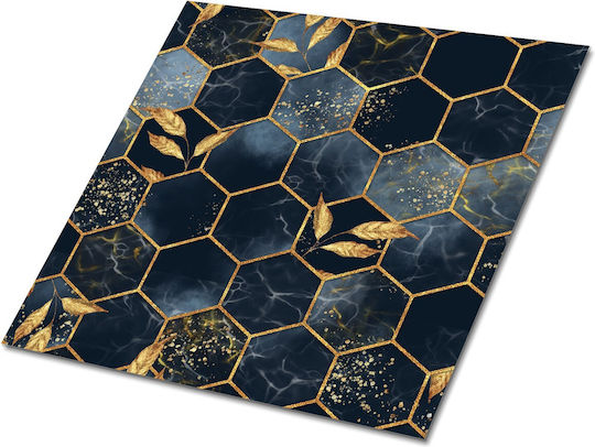 Plăci Autocolante Decorative Din Vinil Foaie Hexagonală 9x30x30 Cm