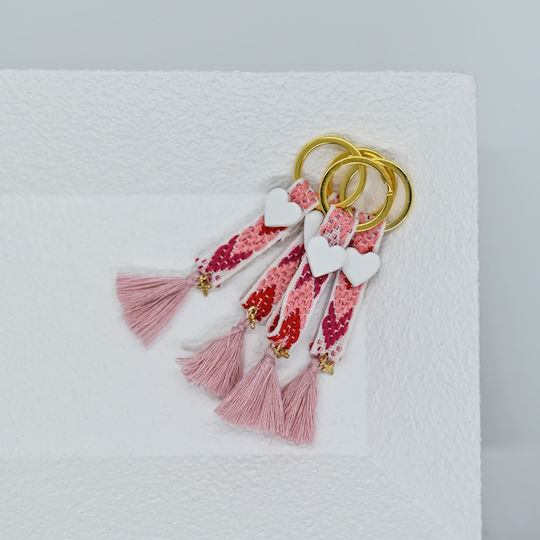 Afitechno Christening Charm Keychain Pink 100pcs