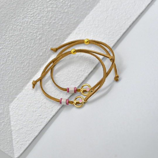 Afitechno Amulet De Botez Brățară Maro 50 Bucăți