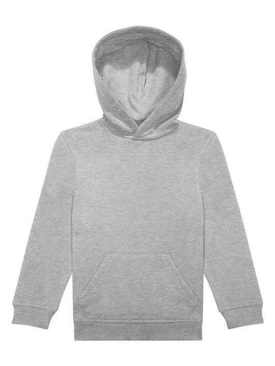 B&C Παιδικό Φούτερ με Κουκούλα Sport Grey