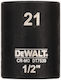 DEWALT Карудаки Air с Каре Приемник 1/2" Диаметър 1/2" / 21 1бр