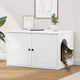Vidaxl Cat House White 85 x 55 x 50.5 cm Proces...