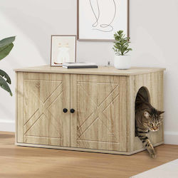 Vidaxl Къща За Котки Сонома 85 X 55 X 50,5 См О...