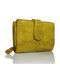 Small Leather Women's Wallet Classic Yellow