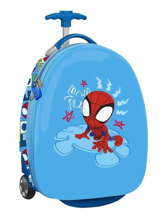 Safta Kabinenreisekoffer Blau mit 4 Räder Höhe 43cm