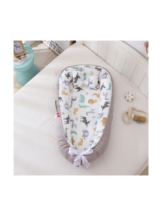 Beauty Home Βρεφικό Μαξιλάρι Φωλιά Μπεζ 53x88εκ.