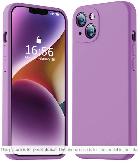 Techsuit Softflex Umschlag Rückseite Silikon Lila (Honor Magic8 Lite)