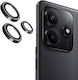 Camera Protection Tempered Glass Black for the Xiaomi Redmi Note 14 Pro 5G