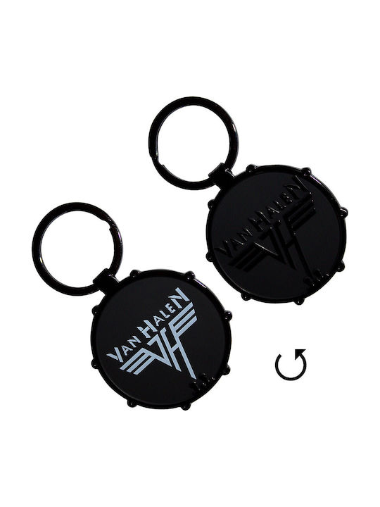 Metallic Van Halen Retro Logo Keychain Vhkey02