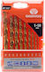 Metal Drills Titanium Coating Set 10 Pieces 10 9 8 7 6 5 4 3 2 1 mm Daewoo