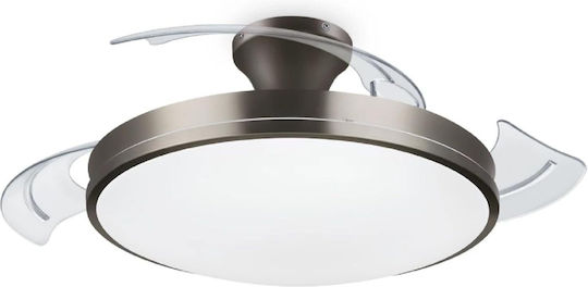 Philips Atlas Ventilator De Tavan Transparent / Argintiu
