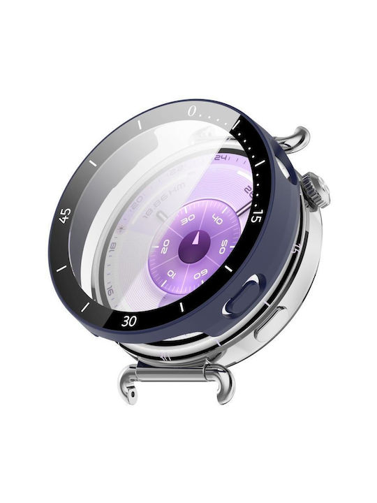 Πλαστική Θήκη με Τζαμάκι σε Μπλε χρώμα για Huawei Watch GT 6 41mm