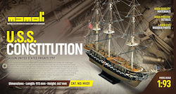 Mamoli Uss Constitution Wood Scale 1:93 Mv31