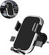 Car Mobile Holder Adjustable Hooks Air Vent Treqa Bc-t22 Black