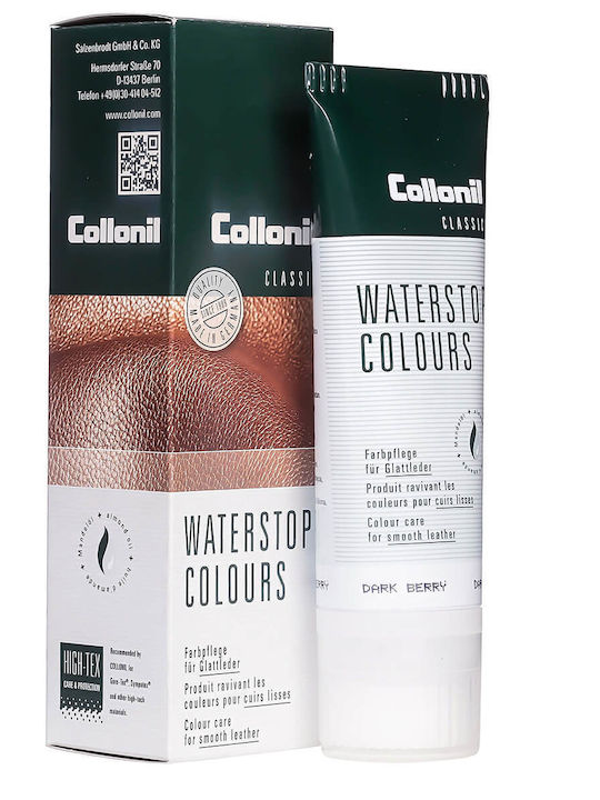 Collonil Waterstop Colours Крем За Обувки С Бадемово Масло 75 Ml 438-darkberry