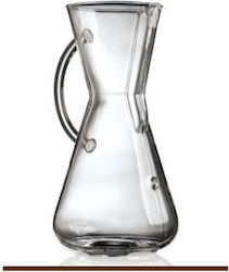 Кафе машина-кана Chemex 3 Чаши Стъклена Дръжка Кафе машина-кана Chemex 3 Чаши Стъклена Дръжка