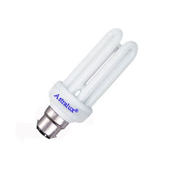 Astralux Λάμπα Οικονομίας 4u 20w B22 6400k