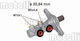 Αντλια Φρενου Fiat 500 312 500 C 312 Panda 169 Ford Ka Ru8 77364659 1560813 9s51-2140-aa 050682-10758