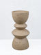 InTheBox EQUINOX Candle Holder Polyresin Light Brown 10x10x20cm