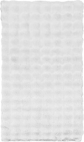 Beauty Home Modern Bedroom Rugs Set White 9661 3pcs
