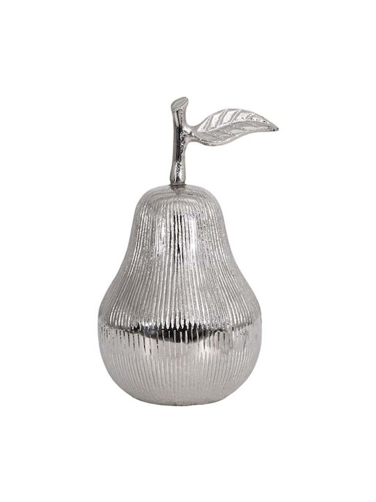 Διακοσμητικό Αχλάδι 966-225-007 17x9cm Silver Α...