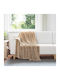 vidaXL Fleece Blanket Sofa 130x150cm Giraffe