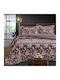 Beauty Home Bettbezug Großes Doppelbett 240x260cm Lila