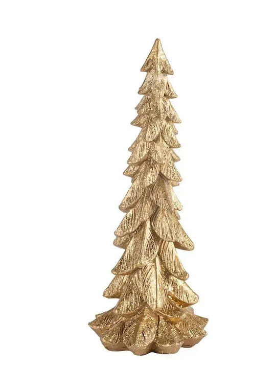 Weihnachtsdekorationen mit Bäumen aus Harz Antik Gold Ø10 x 24,5 cm