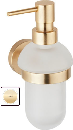 Bronze Art Wall-mounted Dispenser made of Stainless Steel Silver